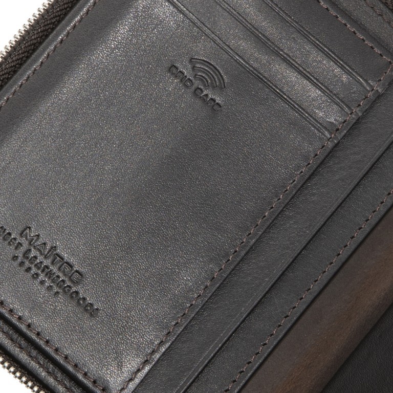 Geldbörse Bundenbach Darlinde mit RFID-Schutz Schwarz Braun, Farbe: braun, Marke: Maitre, EAN: 4053533591497, Abmessungen in cm: 10.5x13x2, Bild 5 von 5