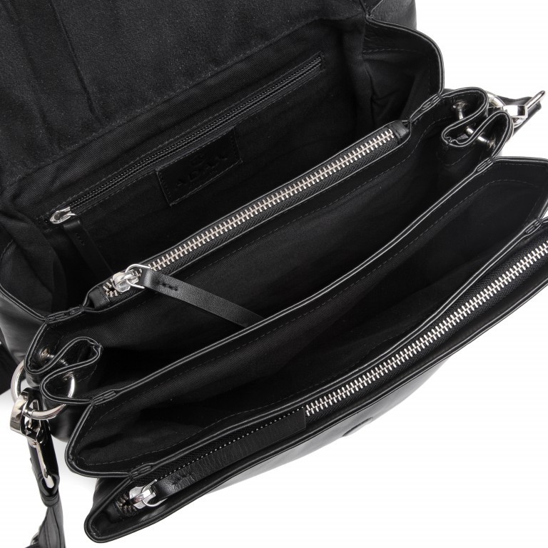 Umhängetasche Amalfi Simona Black, Farbe: schwarz, Marke: Adax, EAN: 5705483223117, Abmessungen in cm: 31x25x7, Bild 3 von 3