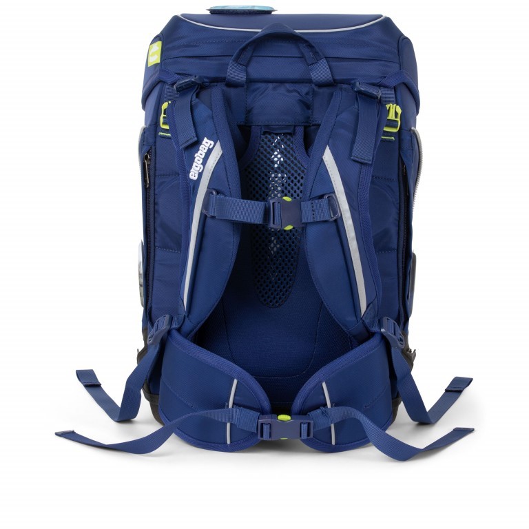 Schulranzen Cubo Set 5-teilig BlaulichtBär, Farbe: blau/petrol, Marke: Ergobag, EAN: 4057081077274, Abmessungen in cm: 25x40x20, Bild 5 von 7