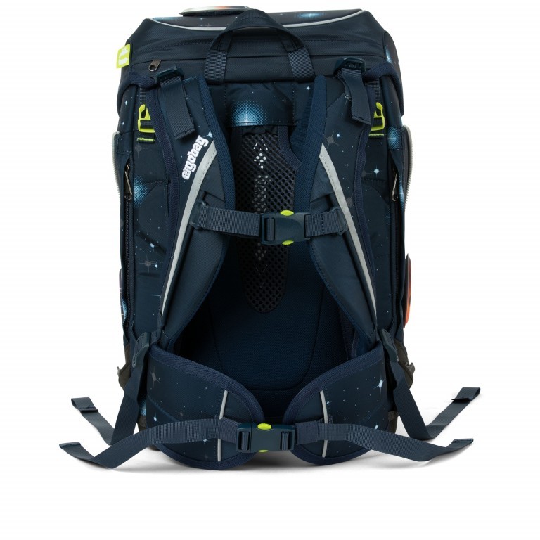 Schulranzen Cubo Galaxy Glow Edition Set 5-teilig KoBärnikus Glow, Farbe: blau/petrol, Marke: Ergobag, EAN: 4057081077366, Abmessungen in cm: 25x40x20, Bild 5 von 7