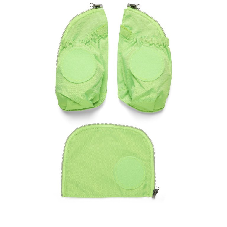 Sicherheitsset Universal Seitentaschen Zip-Set Grün, Farbe: grün/oliv, Marke: Ergobag, EAN: 4057081121953, Bild 1 von 3