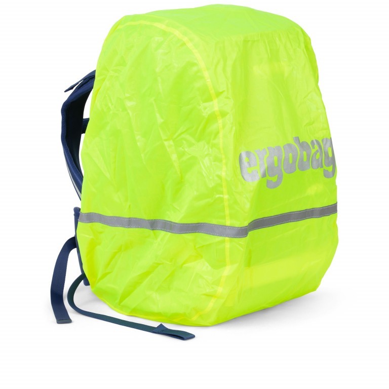 Regencape Shiny Gelb, Farbe: gelb, Marke: Ergobag, EAN: 4057081200351, Abmessungen in cm: 24x31x5, Bild 2 von 3