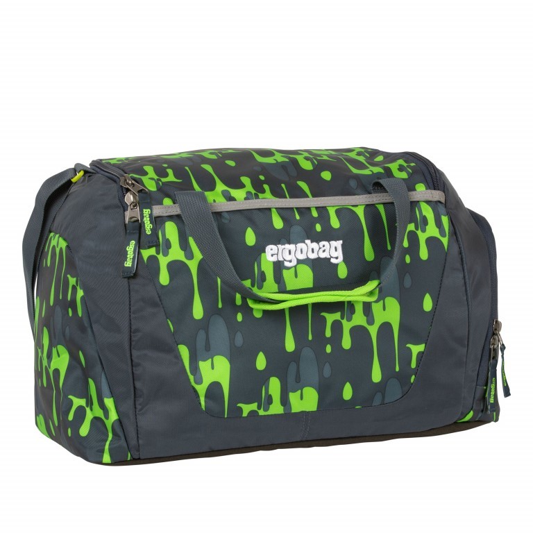 Sporttasche GlibbBär, Farbe: grün/oliv, Marke: Ergobag, EAN: 4057081052189, Abmessungen in cm: 40x20x25, Bild 1 von 2
