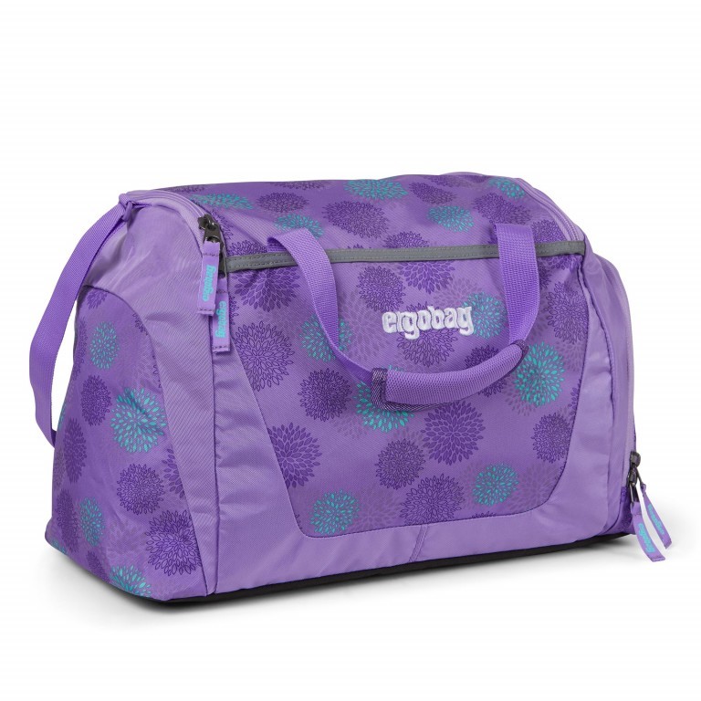 Sporttasche Glow Edition SchlittenzauBär, Farbe: flieder/lila, Marke: Ergobag, EAN: 4057081052257, Abmessungen in cm: 40x20x25, Bild 1 von 1