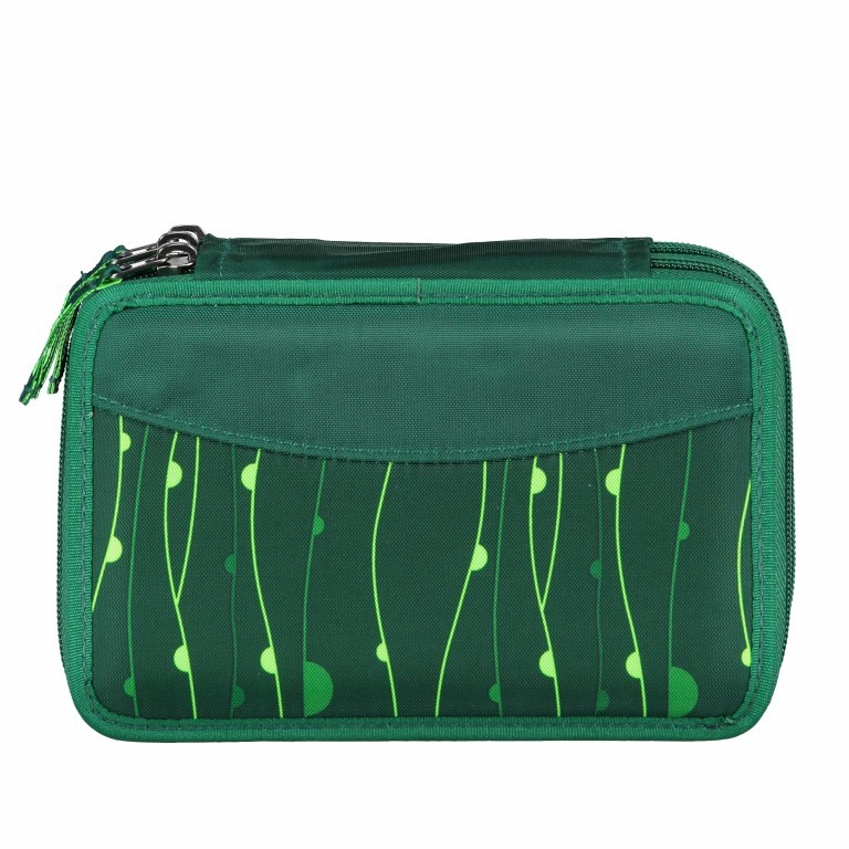 Stiftetui Maxi Mäppchen Lumi Edition Set 40-teilig RambazamBär, Farbe: grün/oliv, Marke: Ergobag, EAN: 4057081078714, Abmessungen in cm: 20.5x13.5x6.5, Bild 2 von 4
