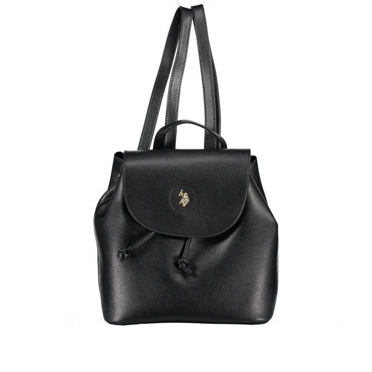 Rucksack Jones Black, Farbe: schwarz, Marke: U.S. Polo Assn., EAN: 8052792790494, Abmessungen in cm: 24x25x15, Bild 2 von 10