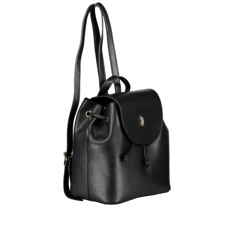 Rucksack Jones Black, Farbe: schwarz, Marke: U.S. Polo Assn., EAN: 8052792790494, Abmessungen in cm: 24x25x15, Bild 3 von 10