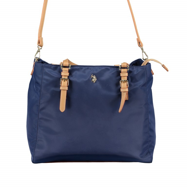 Shopper Houston Navy Beige, Farbe: blau/petrol, Marke: U.S. Polo Assn., EAN: 8052792789023, Abmessungen in cm: 36x29x16, Bild 9 von 9