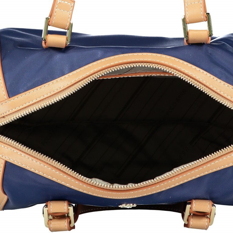 Handtasche Houston Navy Beige, Farbe: blau/petrol, Marke: U.S. Polo Assn., EAN: 8052792789238, Abmessungen in cm: 29x20x15, Bild 7 von 9