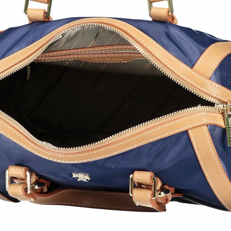 Handtasche Houston Navy Beige, Farbe: blau/petrol, Marke: U.S. Polo Assn., EAN: 8052792789238, Abmessungen in cm: 29x20x15, Bild 8 von 9