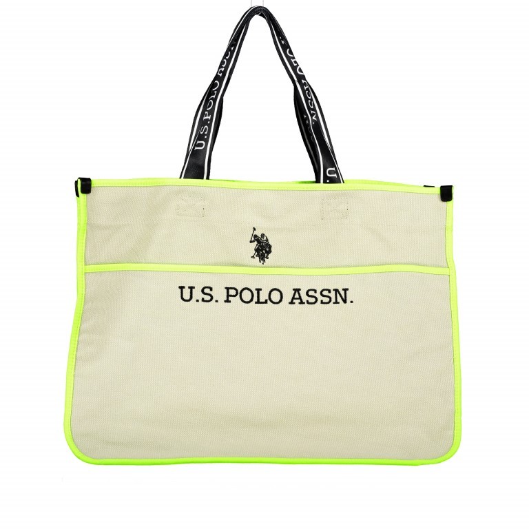 Shopper Halifax Beige Yellow, Farbe: beige, Marke: U.S. Polo Assn., EAN: 8052792789573, Abmessungen in cm: 48x36x20, Bild 1 von 5