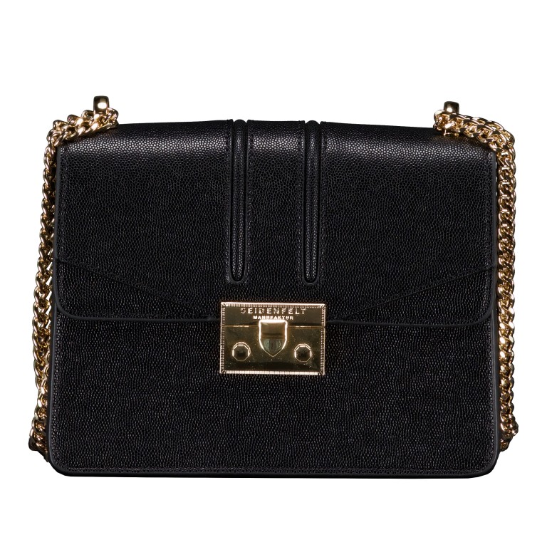 Umhängetasche Roros Black Gold, Farbe: anthrazit, Marke: Seidenfelt, EAN: 4262455840631, Abmessungen in cm: 21x16.5x6.5, Bild 1 von 5