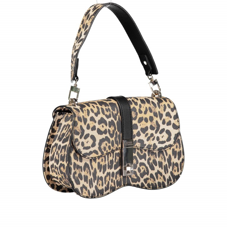 Umhängetasche Leopard, Farbe: cognac, Marke: Guess, EAN: 0190231312840, Abmessungen in cm: 28x18x8, Bild 2 von 10