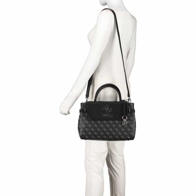 Handtasche Coal, Farbe: anthrazit, Marke: Guess, EAN: 0190231354949, Abmessungen in cm: 31x22x14, Bild 4 von 10