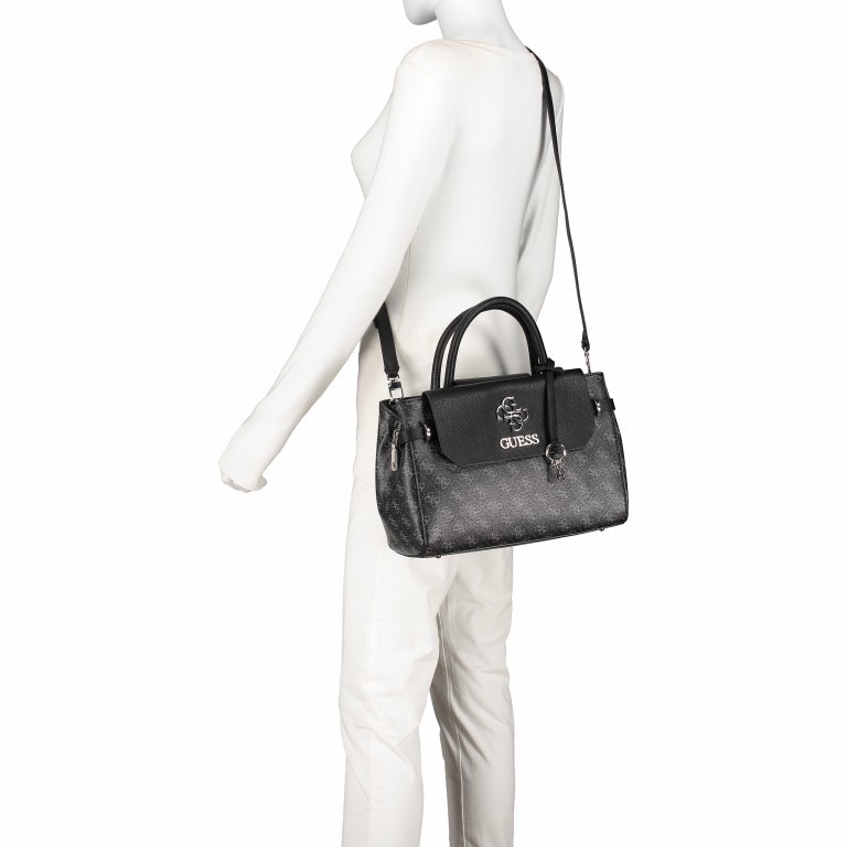 Handtasche Coal, Farbe: anthrazit, Marke: Guess, EAN: 0190231354949, Abmessungen in cm: 31x22x14, Bild 5 von 10