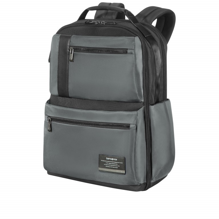 Rucksack Openroad Weekender Backpack 17.3 Zoll mit Smart Sleeve Eclipse Grey, Farbe: anthrazit, Marke: Samsonite, Abmessungen in cm: 39x48x26, Bild 2 von 17