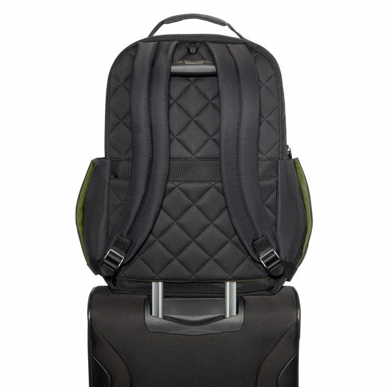 Rucksack Openroad Weekender Backpack 17.3 Zoll mit Smart Sleeve Eclipse Grey, Farbe: anthrazit, Marke: Samsonite, Abmessungen in cm: 39x48x26, Bild 10 von 17