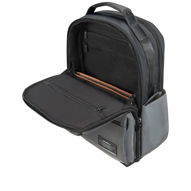 Rucksack Openroad Weekender Backpack 17.3 Zoll mit Smart Sleeve Eclipse Grey, Farbe: anthrazit, Marke: Samsonite, Abmessungen in cm: 39x48x26, Bild 7 von 17