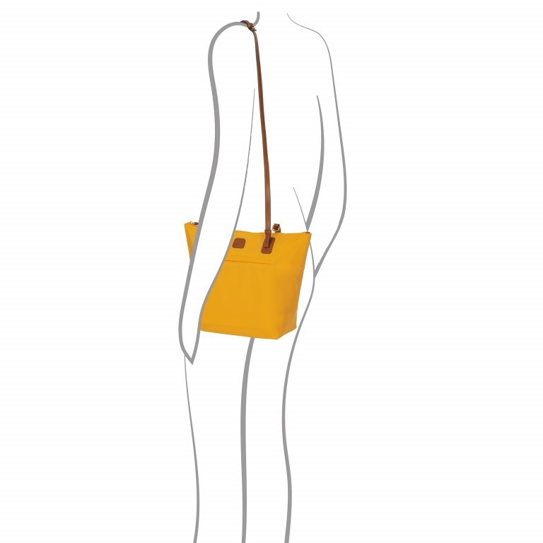 Shopper X-BAG & X-Travel 3 in 1 Größe M Sun, Farbe: gelb, Marke: Brics, EAN: 8016623130125, Abmessungen in cm: 30x26x16, Bild 5 von 7