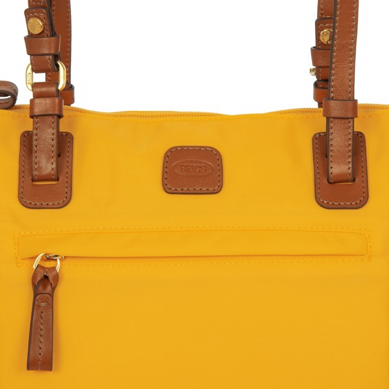 Shopper X-BAG & X-Travel 3 in 1 Größe M Sun, Farbe: gelb, Marke: Brics, EAN: 8016623130125, Abmessungen in cm: 30x26x16, Bild 7 von 7