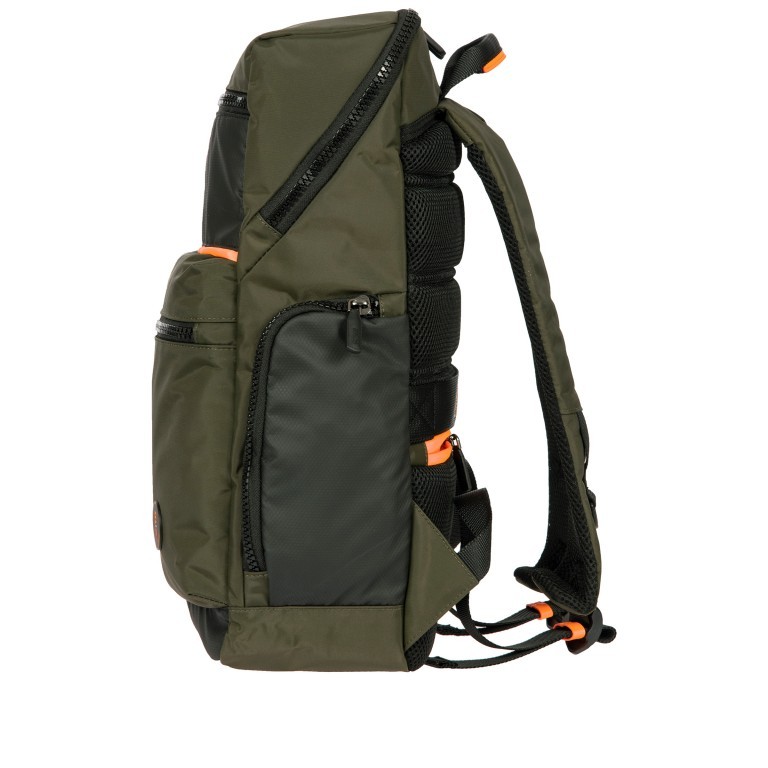 Rucksack B|Y by Brics Eolo mit Laptopfach Oliva, Farbe: grün/oliv, Marke: Brics, EAN: 8016623127842, Abmessungen in cm: 29x47x19, Bild 3 von 12