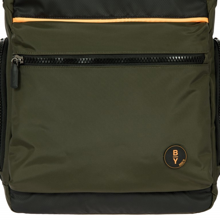 Rucksack B|Y by Brics Eolo mit Laptopfach Oliva, Farbe: grün/oliv, Marke: Brics, EAN: 8016623127842, Abmessungen in cm: 29x47x19, Bild 9 von 12