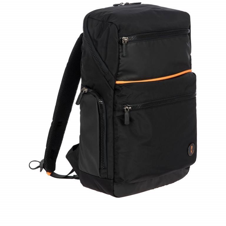 Rucksack B|Y by Brics Eolo mit Laptopfach Nero, Farbe: schwarz, Marke: Brics, EAN: 8016623127835, Abmessungen in cm: 29x47x19, Bild 2 von 12