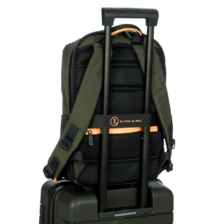 Rucksack B|Y by Brics Eolo mit Laptopfach Nero, Farbe: schwarz, Marke: Brics, EAN: 8016623127880, Abmessungen in cm: 26.5x32x3, Bild 11 von 11