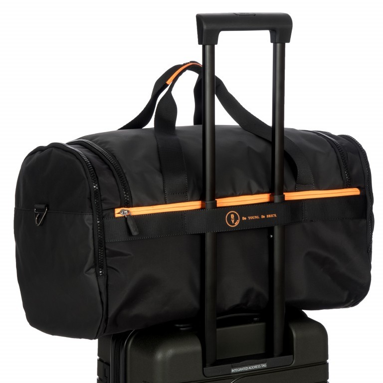 Reisetasche B|Y by Brics Eolo 54 cm Nero, Farbe: schwarz, Marke: Brics, EAN: 8016623127774, Abmessungen in cm: 54x32x34, Bild 6 von 9