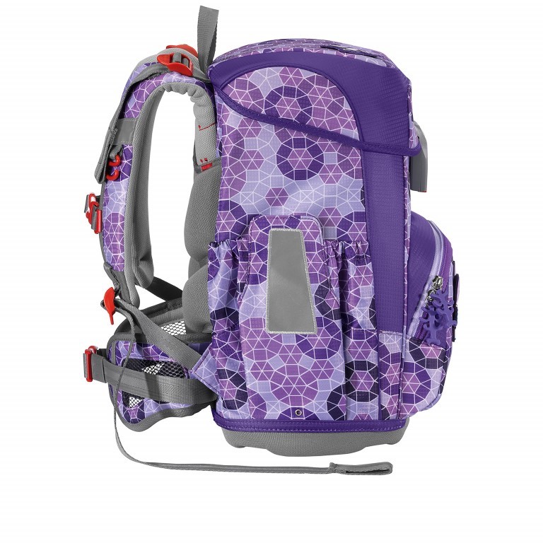Schulranzen Cloud Set 5-teilig Sparkling Pegasus, Farbe: flieder/lila, Marke: Step by Step, EAN: 4047443416391, Abmessungen in cm: 28x37.5x20, Bild 5 von 15