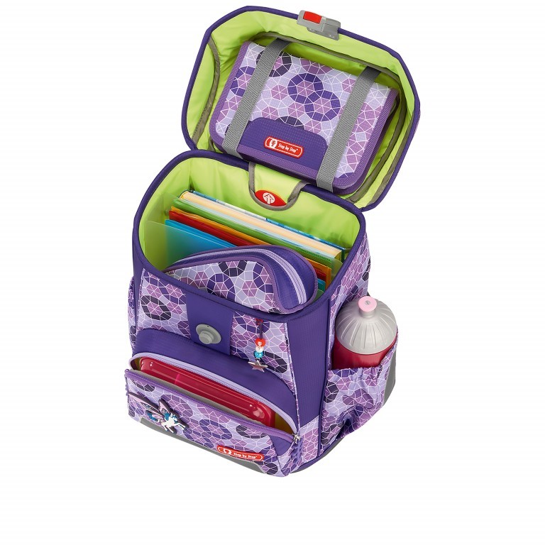 Schulranzen Cloud Set 5-teilig Sparkling Pegasus, Farbe: flieder/lila, Marke: Step by Step, EAN: 4047443416391, Abmessungen in cm: 28x37.5x20, Bild 8 von 15