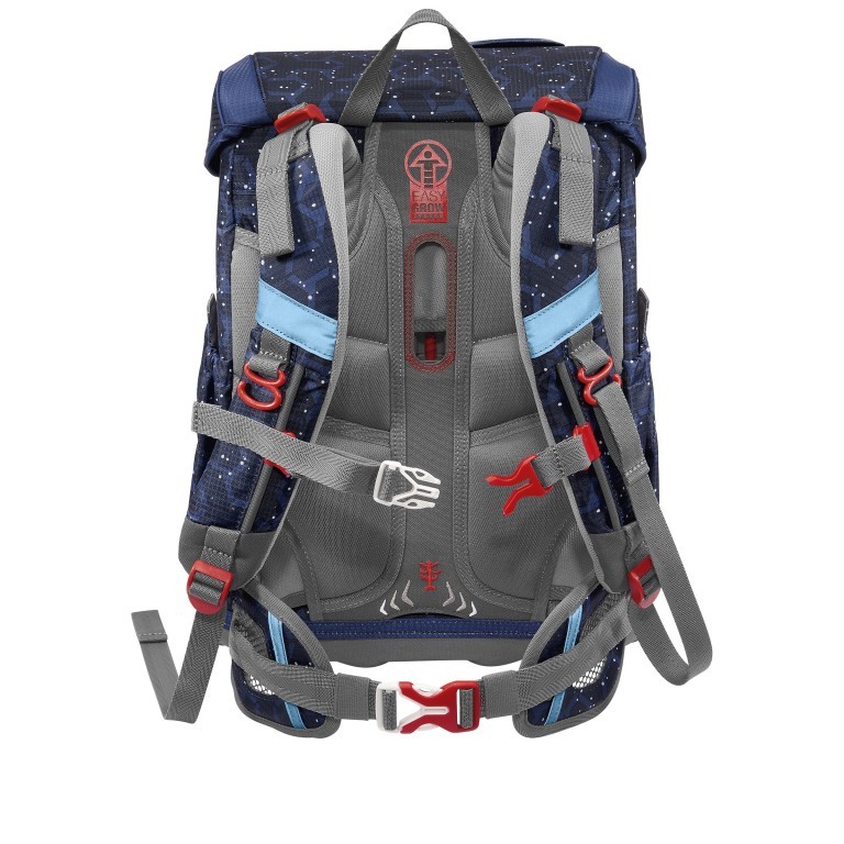 Schulranzen Cloud Set 5-teilig Star Astronaut, Farbe: blau/petrol, Marke: Step by Step, EAN: 4047443460721, Abmessungen in cm: 28x37.5x20, Bild 6 von 14