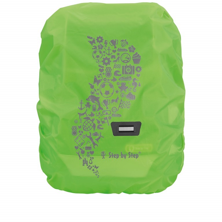 Regenhülle für Schulranzen Medium Grün, Farbe: grün/oliv, Marke: Step by Step, EAN: 4047443424235, Bild 1 von 2