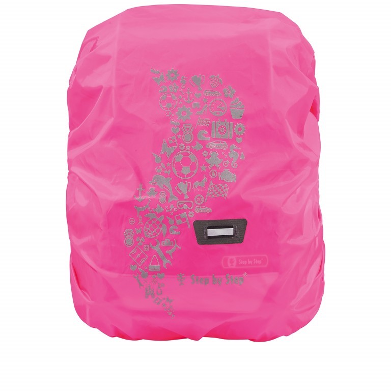 Regenhülle für Schulranzen Medium Pink, Farbe: rosa/pink, Marke: Step by Step, EAN: 4047443424112, Bild 1 von 2