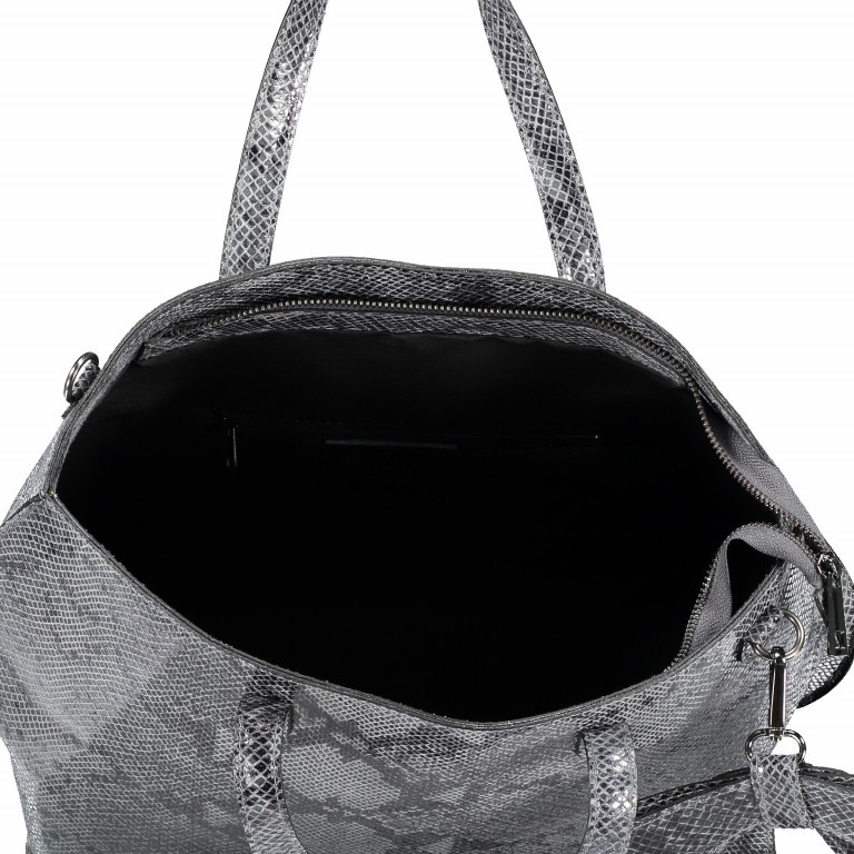 Handtasche Snake Grau, Farbe: grau, Marke: Hausfelder Manufaktur, EAN: 4065646003965, Bild 8 von 10