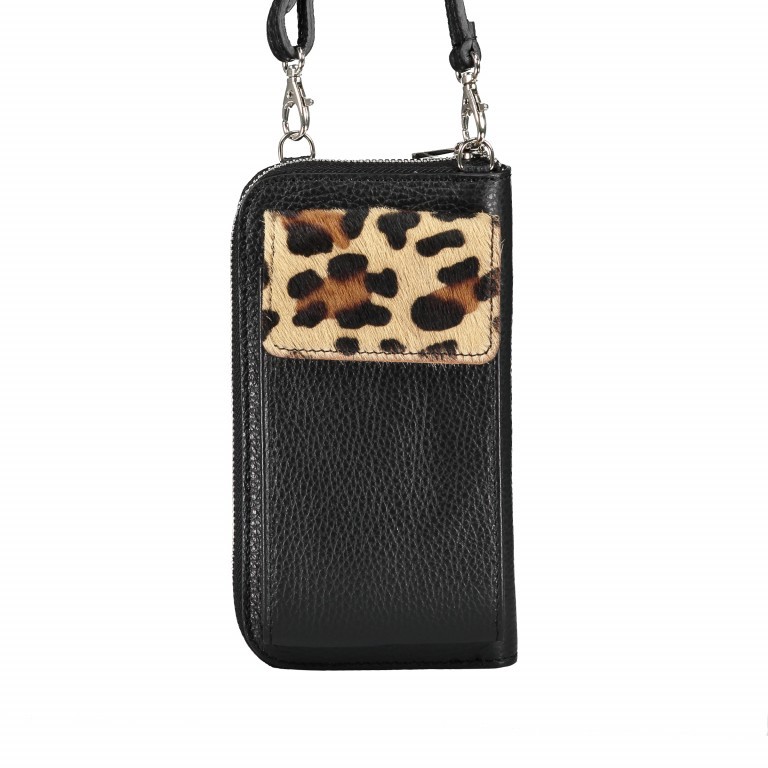Handytasche Leo mit Schulterriemen Hellbraun, Farbe: braun, Marke: Hausfelder Manufaktur, Abmessungen in cm: 11x20x5.5, Bild 1 von 7