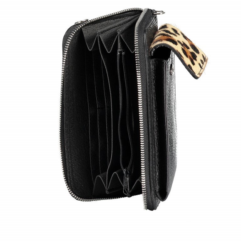 Handytasche Leo mit Schulterriemen Hellbraun, Farbe: braun, Marke: Hausfelder Manufaktur, Abmessungen in cm: 11x20x5.5, Bild 6 von 7
