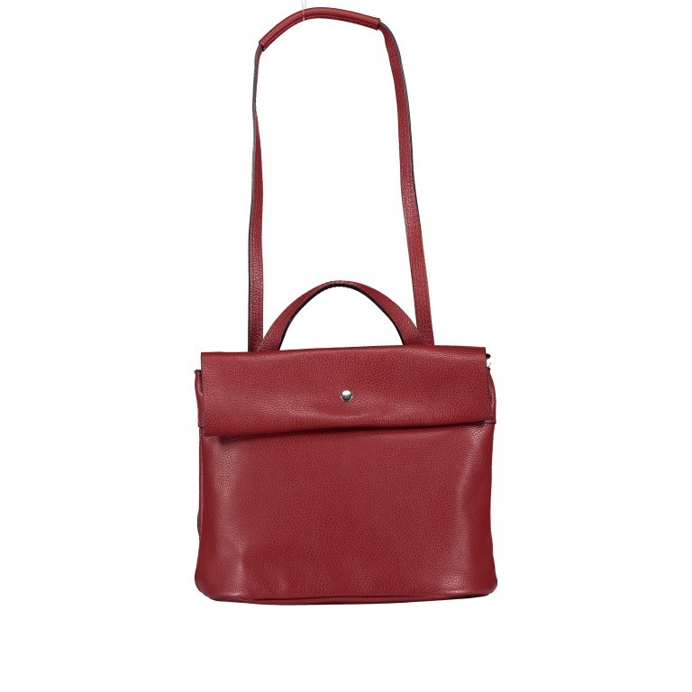 Rucksack / Beuteltasche Dollaro Hellrot, Farbe: rot/weinrot, Marke: Hausfelder Manufaktur, EAN: 4065646003224, Bild 12 von 12