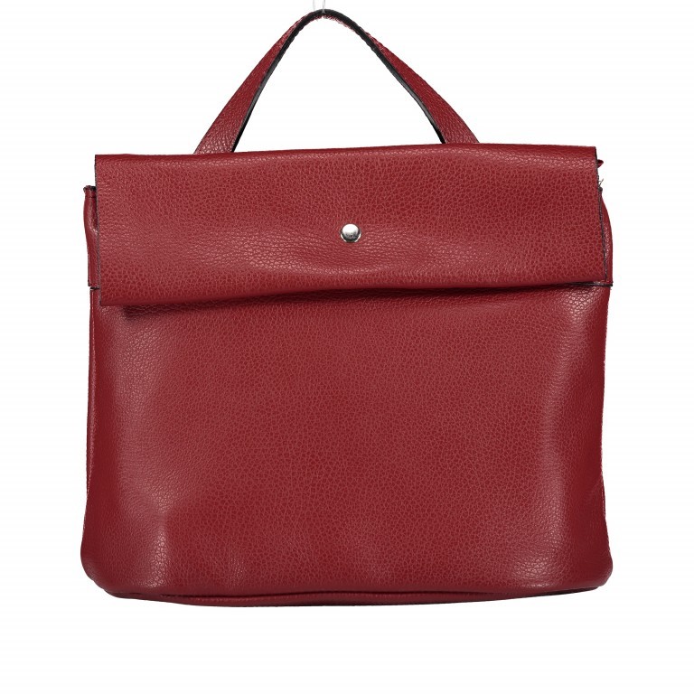 Rucksack / Beuteltasche Dollaro Rot, Farbe: rot/weinrot, Marke: Hausfelder Manufaktur, EAN: 4065646003231, Bild 1 von 12