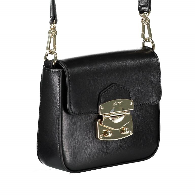 Schultertasche Penny Maya Black, Farbe: schwarz, Marke: Abro, EAN: 4061724241755, Abmessungen in cm: 17x15x5, Bild 2 von 6