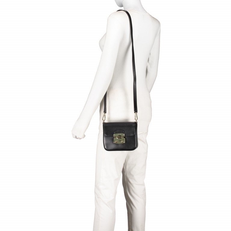 Schultertasche Penny Maya Black, Farbe: schwarz, Marke: Abro, EAN: 4061724241755, Abmessungen in cm: 17x15x5, Bild 4 von 6