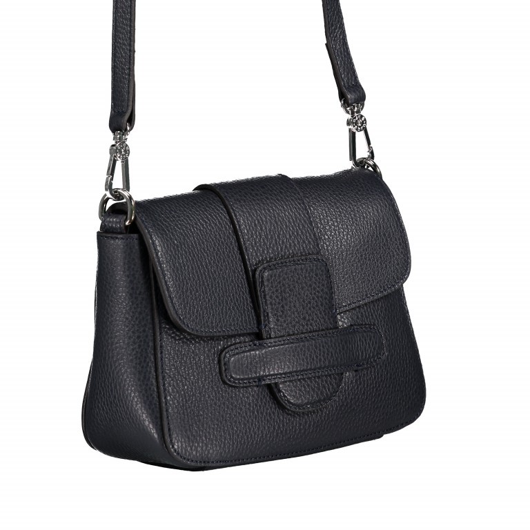 Schultertasche Adria Camilla Navy, Farbe: blau/petrol, Marke: Abro, EAN: 4061724227469, Abmessungen in cm: 21x16x7, Bild 2 von 6