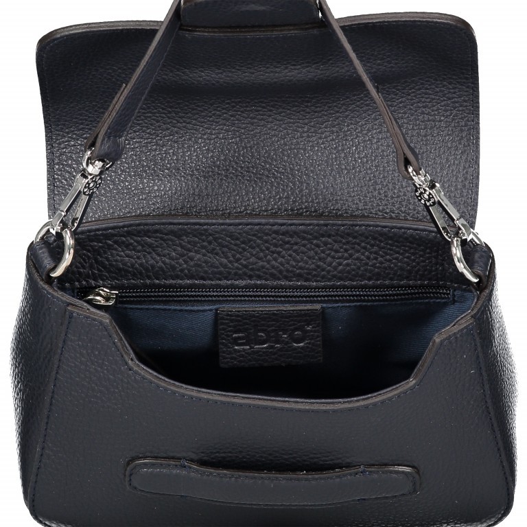 Schultertasche Adria Camilla Navy, Farbe: blau/petrol, Marke: Abro, EAN: 4061724227469, Abmessungen in cm: 21x16x7, Bild 6 von 6