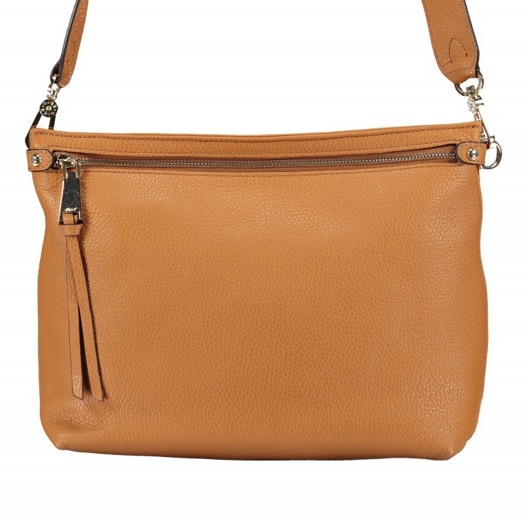 Schultertasche Adria Cuoio, Farbe: cognac, Marke: Abro, EAN: 4061724221481, Abmessungen in cm: 30x23x10, Bild 1 von 6