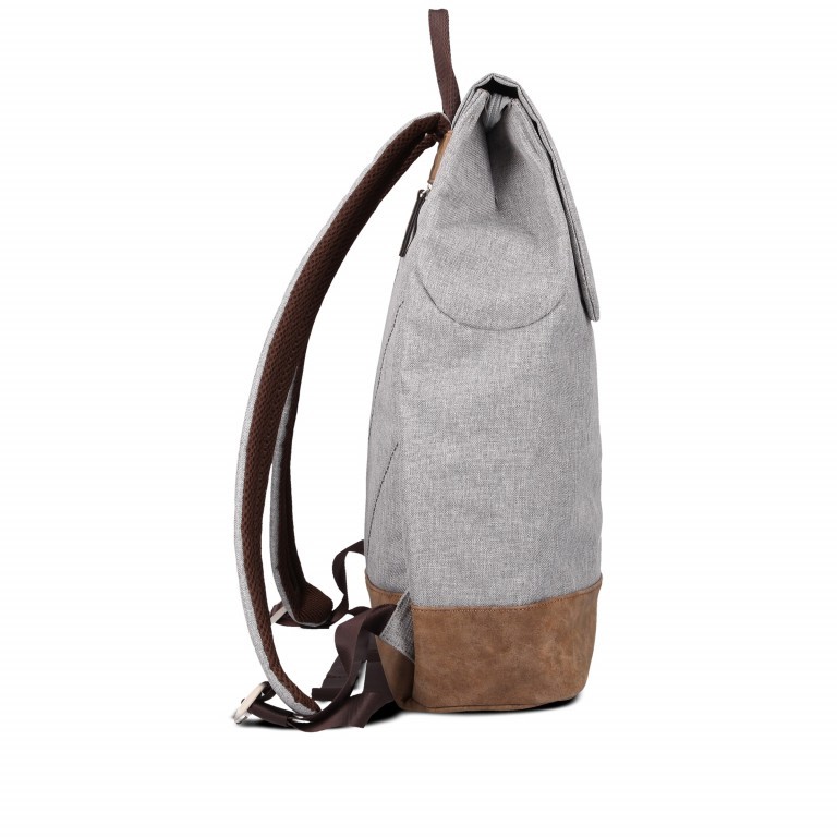 Rucksack Olli OR14 Ice, Farbe: grau, Marke: Zwei, EAN: 4250257922938, Abmessungen in cm: 34x46x17, Bild 3 von 5