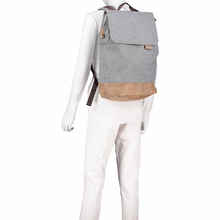 Rucksack Olli OR14 Ice, Farbe: grau, Marke: Zwei, EAN: 4250257922938, Abmessungen in cm: 34x46x17, Bild 5 von 5