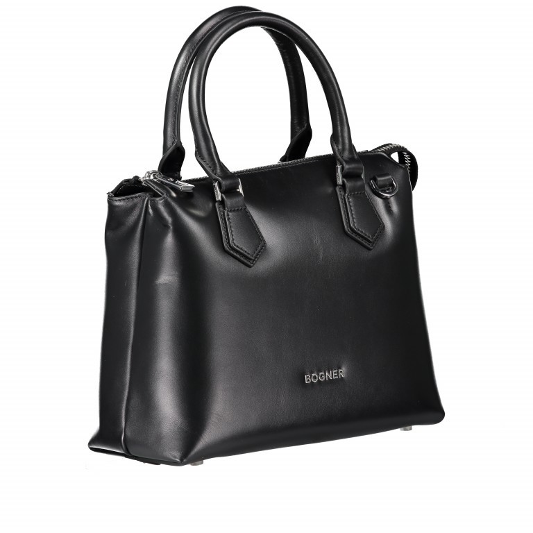 Tasche Sankt Moritz Frida SHZ Schwarz, Farbe: schwarz, Marke: Bogner, EAN: 4053533795024, Abmessungen in cm: 27x22x12, Bild 2 von 6