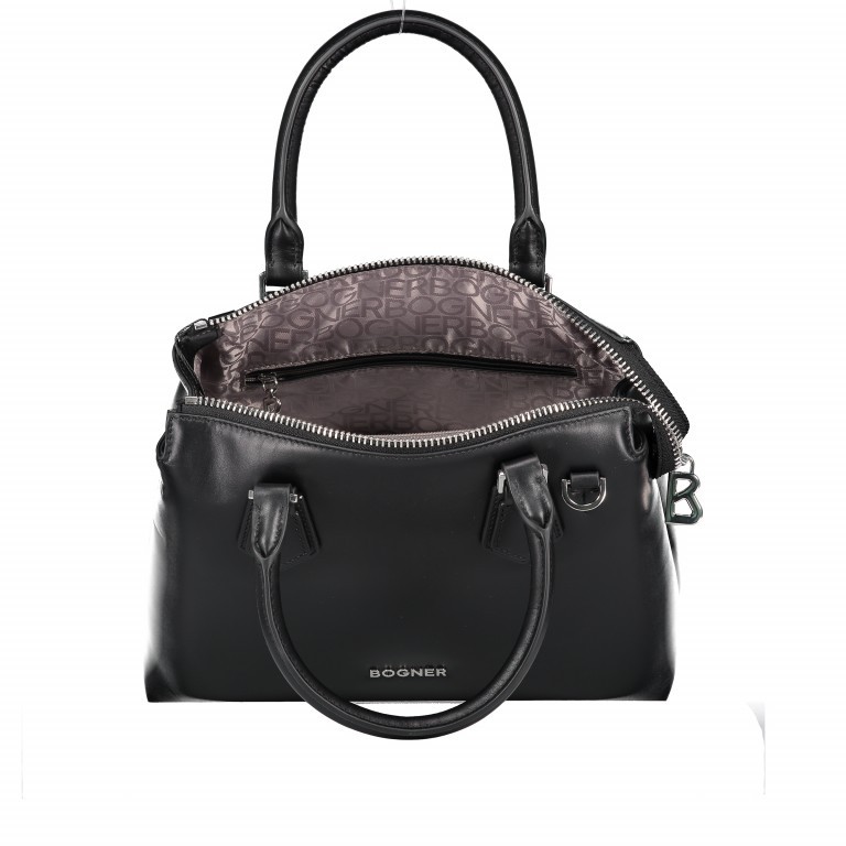 Tasche Sankt Moritz Frida SHZ Schwarz, Farbe: schwarz, Marke: Bogner, EAN: 4053533795024, Abmessungen in cm: 27x22x12, Bild 6 von 6