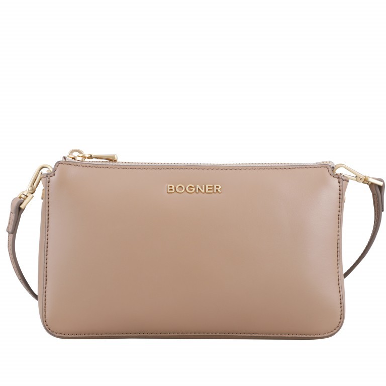 Umhängetasche Sankt Moritz Polly Camel, Farbe: cognac, Marke: Bogner, EAN: 4053533794935, Abmessungen in cm: 22.5x14x3, Bild 1 von 6