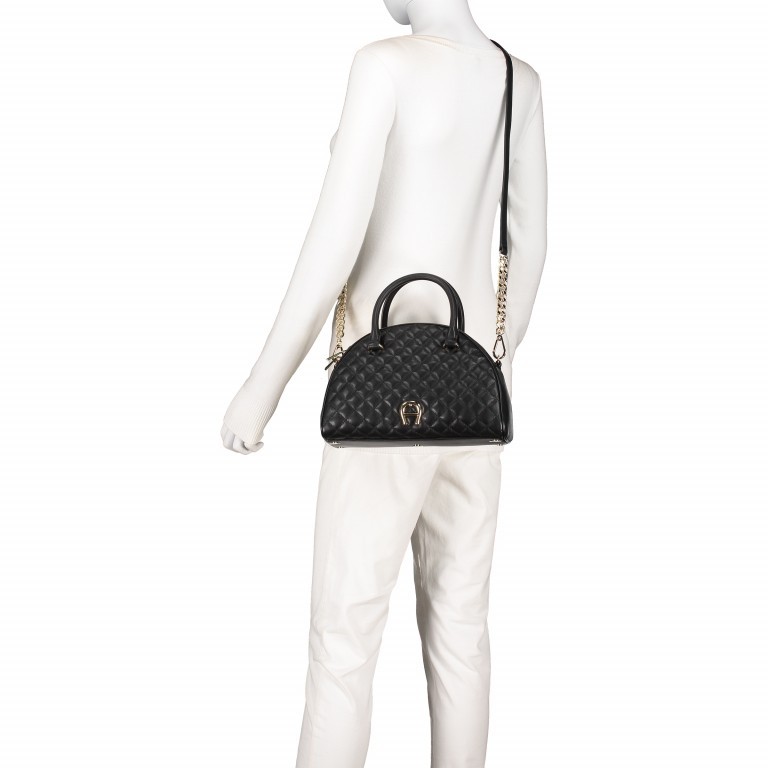 Handtasche Garda S 133-779 White, Farbe: weiß, Marke: AIGNER, EAN: 4055539295898, Abmessungen in cm: 27x19x10, Bild 5 von 7